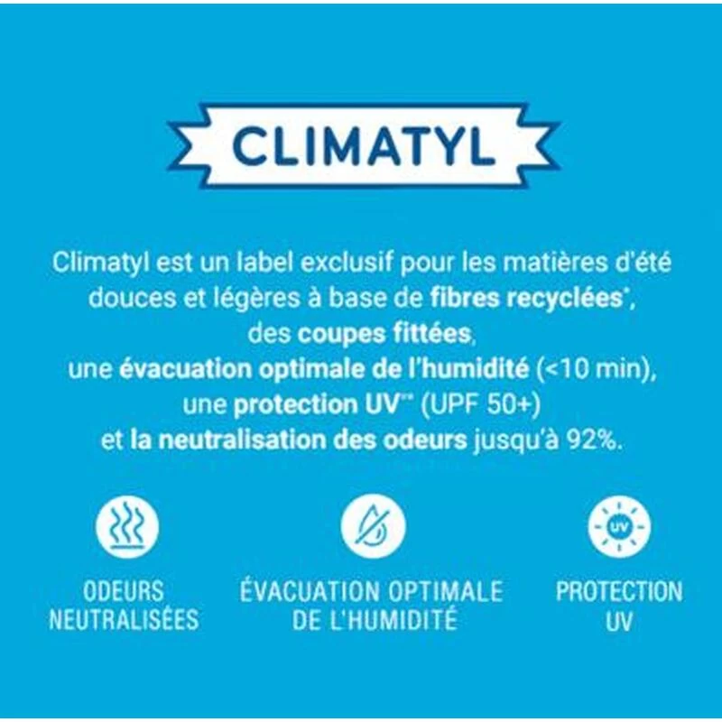 T-shirt Technique Toucher Frais Protection UV Col Rond ML Femme-CLIMATYL 8 T-shirt Technique Toucher Frais Protection UV Col Rond ML Femme-CLIMATYL – Image 6