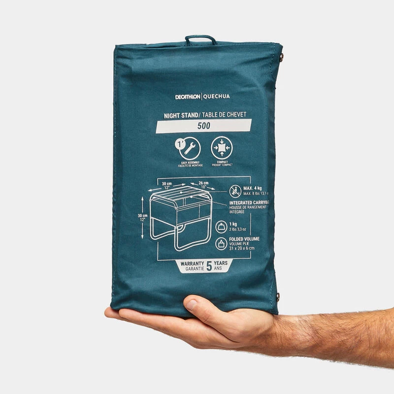 Quechua Table De Chevet Pour Le Camping - Compact 5 Quechua Table De Chevet Pour Le Camping - Compact – Image 3