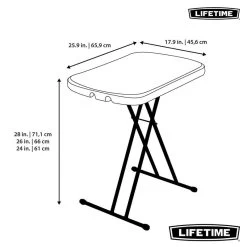 Table Individuelle Ajustable En Hauteur LIFETIME #80251 -Activités De Plein Air table individuelle ajustable en hauteur lifetime 80251 6