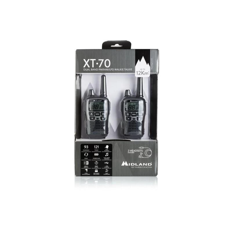MIDLAND Talkie-Walkie - Adulte - XT70 5 MIDLAND Talkie-Walkie - Adulte - XT70 – Image 3