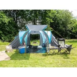 Tente Dôme Hammerfest 4 Plus - Camping - 2 Cabines - 4 Personnes - 2 Entrées -Activités De Plein Air tente dome hammerfest 4 plus camping 2 cabines 4 personnes 2 entrees 1