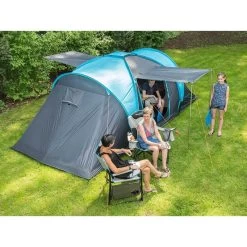 Tente Dôme Hammerfest 4 Sleeper Protect - Sol Cousu - 4 Pers - 2 Cabines Noires -Activités De Plein Air tente dome hammerfest 4 sleeper protect sol cousu 4 pers 2 cabines noires 1