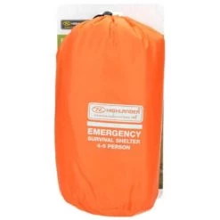 HIGHLANDER Tente D'urgence Abri De Survie 4-5 Personnes - Orange 11 HIGHLANDER Tente D'urgence Abri De Survie 4-5 Personnes - Orange -Activités De Plein Air tente durgence abri de survie 4 5 personnes orange 4