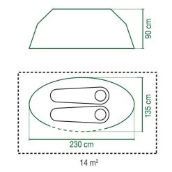 Coleman Tente Galiano Bleue - 2 Personnes 14 Coleman Tente Galiano Bleue - 2 Personnes -Activités De Plein Air tente galiano bleue 2 personnes 5