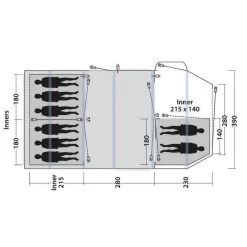 Tente Gonflable Outwell Knightdale 8PA 9 Tente Gonflable Outwell Knightdale 8PA -Activités De Plein Air tente gonflable outwell knightdale 8pa 2