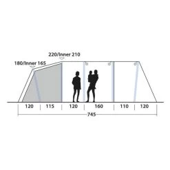 Tente Gonflable Outwell Knightdale 8PA 10 Tente Gonflable Outwell Knightdale 8PA -Activités De Plein Air tente gonflable outwell knightdale 8pa 3
