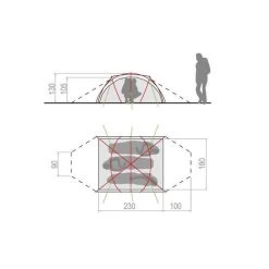 Tente Vaude Sphaerio 3P -Activités De Plein Air tente vaude sphaerio 3p 1