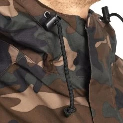 VESTE CHASSE CHAUDE IMPERMEABLE CAMOUFLAGE WOODLAND VERT 100 -Activités De Plein Air veste chasse chaude impermeable camouflage woodland vert 100 4