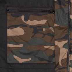 VESTE CHASSE CHAUDE IMPERMEABLE CAMOUFLAGE WOODLAND VERT 100 -Activités De Plein Air veste chasse chaude impermeable camouflage woodland vert 100 7