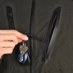 VESTE CHASSE CHAUDE IMPERMEABLE SILENCIEUSE VERTE 900 19 VESTE CHASSE CHAUDE IMPERMEABLE SILENCIEUSE VERTE 900 -Activités De Plein Air veste chasse chaude impermeable silencieuse verte 900 7