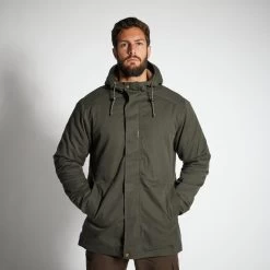 VESTE CHASSE CHAUDE VERTE 100 -Activités De Plein Air veste chasse chaude verte 100 2