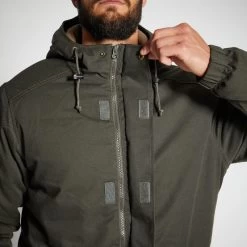 VESTE CHASSE CHAUDE VERTE 100 -Activités De Plein Air veste chasse chaude verte 100 5