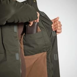 VESTE CHASSE CHAUDE VERTE 100 -Activités De Plein Air veste chasse chaude verte 100 7