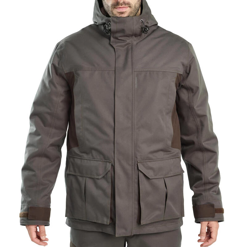 VESTE CHASSE IMPERMÉABLE CHAUDE 500 VERTE 4 VESTE CHASSE IMPERMÉABLE CHAUDE 500 VERTE – Image 2