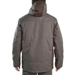 VESTE CHASSE IMPERMÉABLE CHAUDE 500 VERTE 16 VESTE CHASSE IMPERMÉABLE CHAUDE 500 VERTE -Activités De Plein Air veste chasse impermeable chaude 500 verte 4