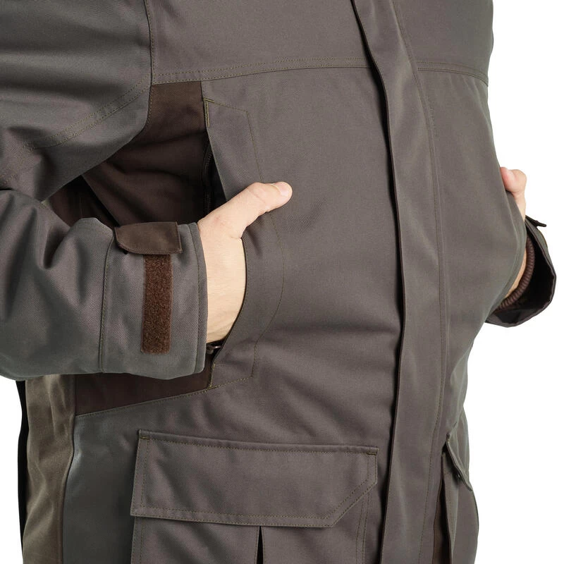 VESTE CHASSE IMPERMÉABLE CHAUDE 500 VERTE 9 VESTE CHASSE IMPERMÉABLE CHAUDE 500 VERTE – Image 7