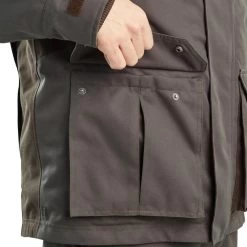 VESTE CHASSE IMPERMÉABLE CHAUDE 500 VERTE 19 VESTE CHASSE IMPERMÉABLE CHAUDE 500 VERTE -Activités De Plein Air veste chasse impermeable chaude 500 verte 7