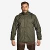 VESTE CHASSE IMPERMEABLE VERTE 100 -Activités De Plein Air veste chasse impermeable verte 100