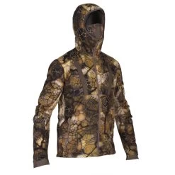 Veste Chasse Silencieuse Chaude Respirante 900 Camouflage Furtiv