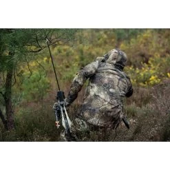 Veste Chasse Silencieuse Chaude Respirante 900 Camouflage Furtiv -Activités De Plein Air veste chasse silencieuse chaude respirante 900 camouflage furtiv 6