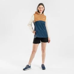 Quechua Veste Coupe Vente Et Déperlante De Randonnée - Raincut 1/2 Zip - Femme 12 Quechua Veste Coupe Vente Et Déperlante De Randonnée - Raincut 1/2 Zip - Femme -Activités De Plein Air veste coupe vente et deperlante de randonnee raincut 12 zip femme 2