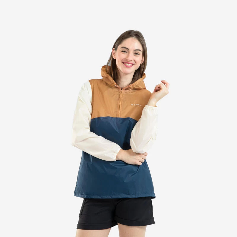 Quechua Veste Coupe Vente Et Déperlante De Randonnée - Raincut 1/2 Zip - Femme 3 Quechua Veste Coupe Vente Et Déperlante De Randonnée - Raincut 1/2 Zip - Femme