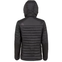 HIGHLANDER Veste En Duvet Hybride Barra Jacket Pour Femmes Avec Capuche -Noir -Activités De Plein Air veste en duvet hybride barra jacket pour femmes avec capuche noir 3