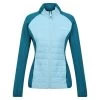 Regatta Veste Hybride CLUMBER Femme (Bleu Pâle / Bleu Sarcelle Foncé) -Activités De Plein Air veste hybride clumber femme bleu pale bleu sarcelle fonce