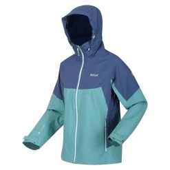 Regatta Veste Imperméable BOSFIELD Femme (Jade Bleu / Denim) 9 Regatta Veste Imperméable BOSFIELD Femme (Jade Bleu / Denim) -Activités De Plein Air veste impermeable bosfield femme jade bleu denim 2