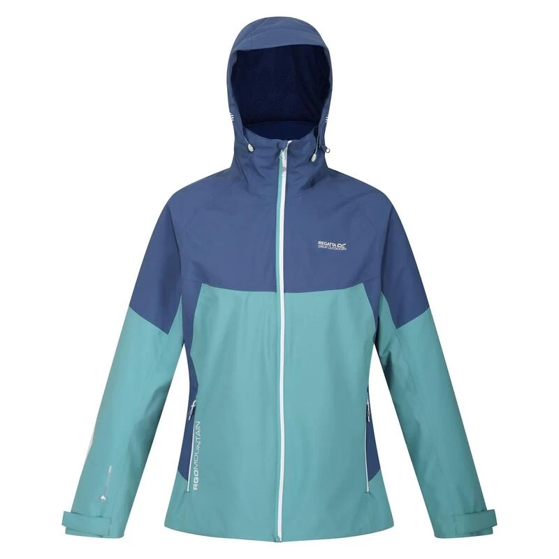 Regatta Veste Imperméable BOSFIELD Femme (Jade Bleu / Denim) 3 Regatta Veste Imperméable BOSFIELD Femme (Jade Bleu / Denim)