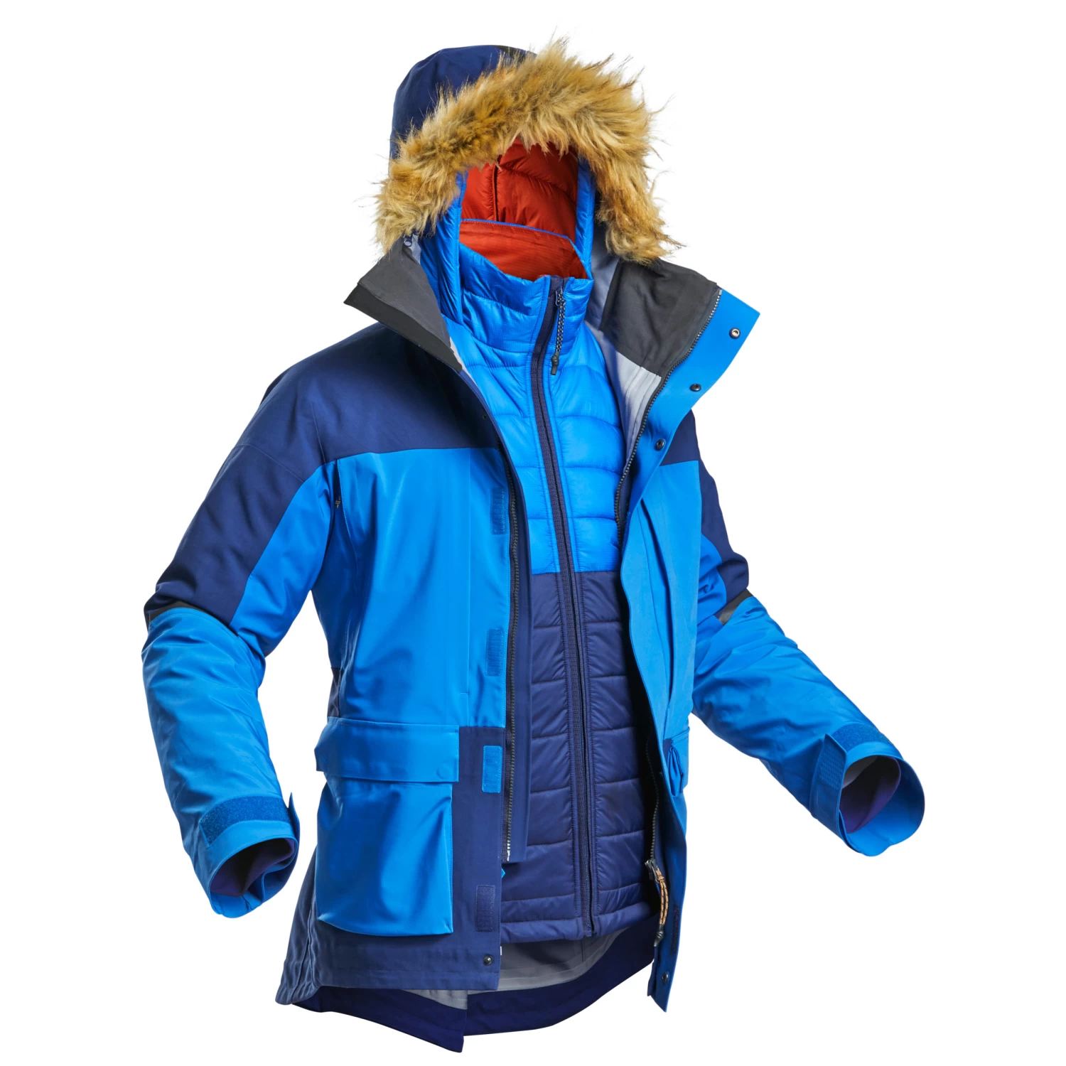 Veste Parka 3 En 1 Imperméable Modulaire De Trek - ARCTIC 900 - Homme 4 Veste Parka 3 En 1 Imperméable Modulaire De Trek - ARCTIC 900 - Homme – Image 2