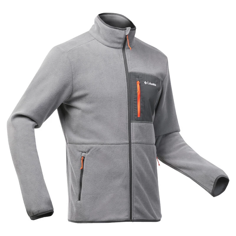 Veste Polaire Columbia Grise De Randonnée Montagne - Homme 3 Veste Polaire Columbia Grise De Randonnée Montagne - Homme
