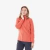 Quechua Veste Polaire De Randonnée - MH120 -orange Femme -Activités De Plein Air veste polaire de randonnee mh120 orange femme