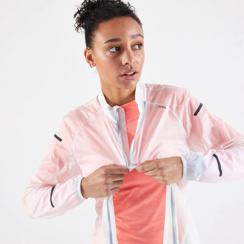 Veste Running Coupe Vente Femme - KIPRUN WIND Blanc 8 Veste Running Coupe Vente Femme - KIPRUN WIND Blanc – Image 6