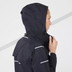 VESTE RUNNING FEMME IMPERMEABLE COUPE-VENT - KIPRUN RAIN+ NOIR 19 VESTE RUNNING FEMME IMPERMEABLE COUPE-VENT - KIPRUN RAIN+ NOIR -Activités De Plein Air veste running femme impermeable coupe vent kiprun rain noir 7