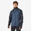VESTE RUNNING HIVER DEPERLANTE COUPE-VENT HOMME - KIPRUN WARM REGUL BLEU FONCE -Activités De Plein Air veste running hiver deperlante coupe vent homme kiprun warm regul bleu fonce