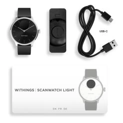 Withings - ScanWatch Light (37mm-black) -Activités De Plein Air withings scanwatch light 37mm black 5