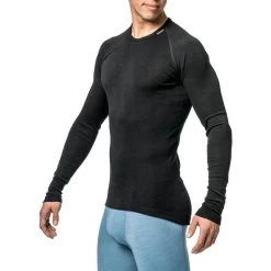Woolpower Merino Base Layer Crewneck LITE - Noir 13 Woolpower Merino Base Layer Crewneck LITE - Noir -Activités De Plein Air woolpower merino base layer crewneck lite noir 4