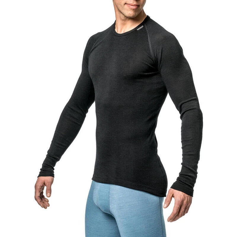 Woolpower Merino Base Layer Crewneck LITE - Noir 7 Woolpower Merino Base Layer Crewneck LITE - Noir – Image 5